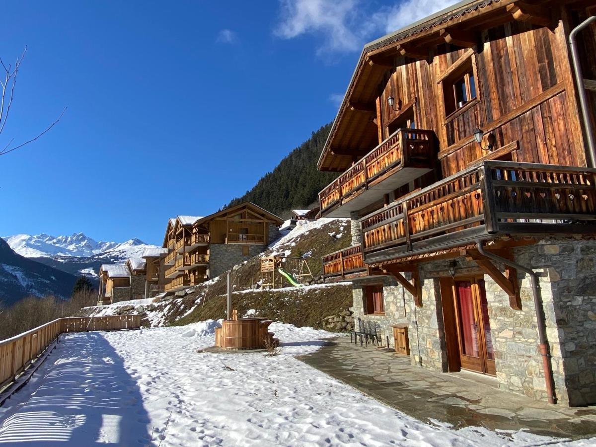 Chalet Des Trappeurs Coeur Vanoise 15 Persons La Plagne Eksteriør billede