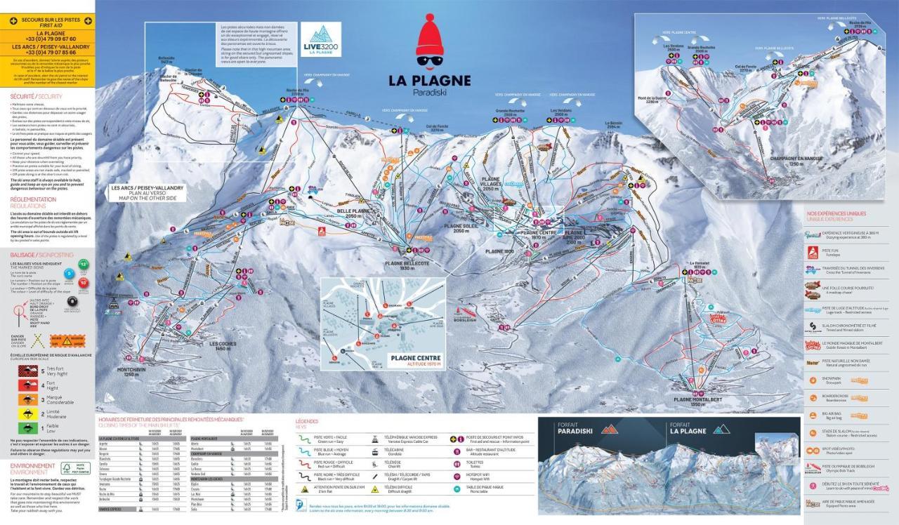 Chalet Des Trappeurs Coeur Vanoise 15 Persons La Plagne Eksteriør billede